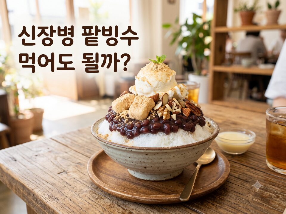 신장병 팥빙수 섭취 시 주의해야 할 3가지 위험 성분과 안전하게 즐기는 법 안내 썸네일