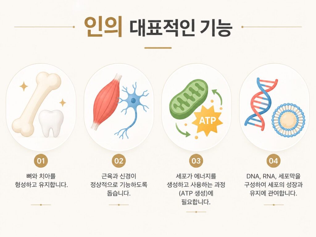 신장병 인의 대표적인 기능을 설명하는 의학 인포그래픽